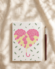Sunset Bloom Heart