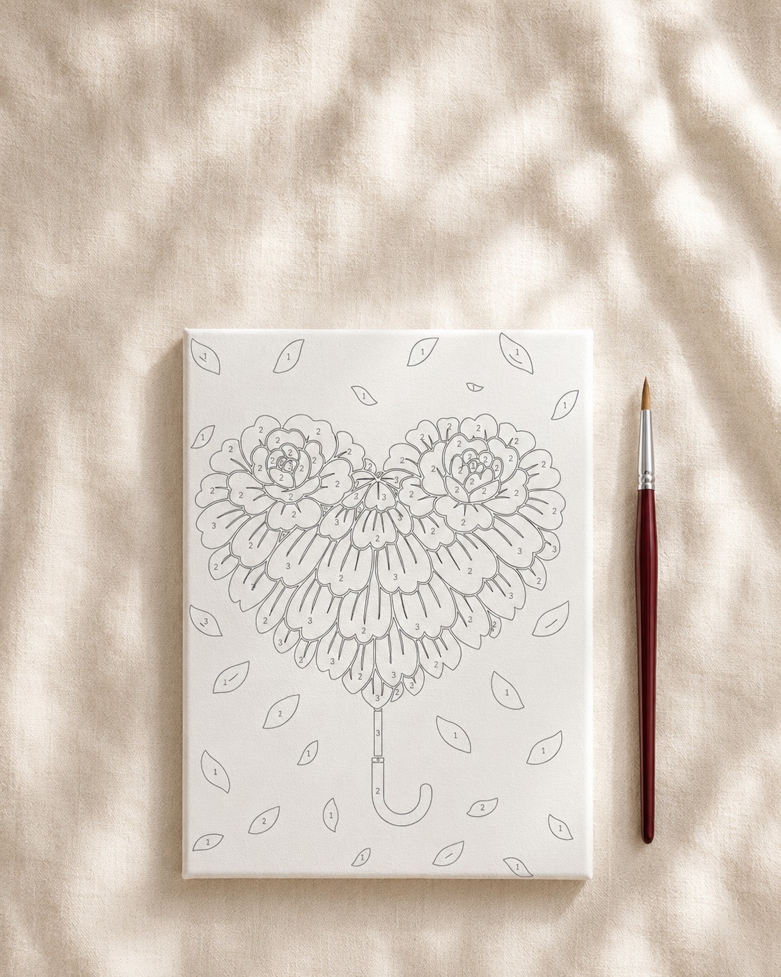 Purple Bloom Heart