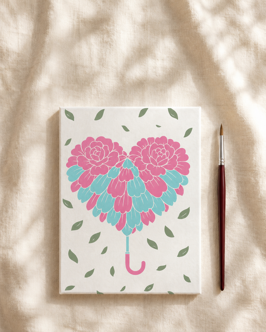 Cotton Candy Bloom Heart