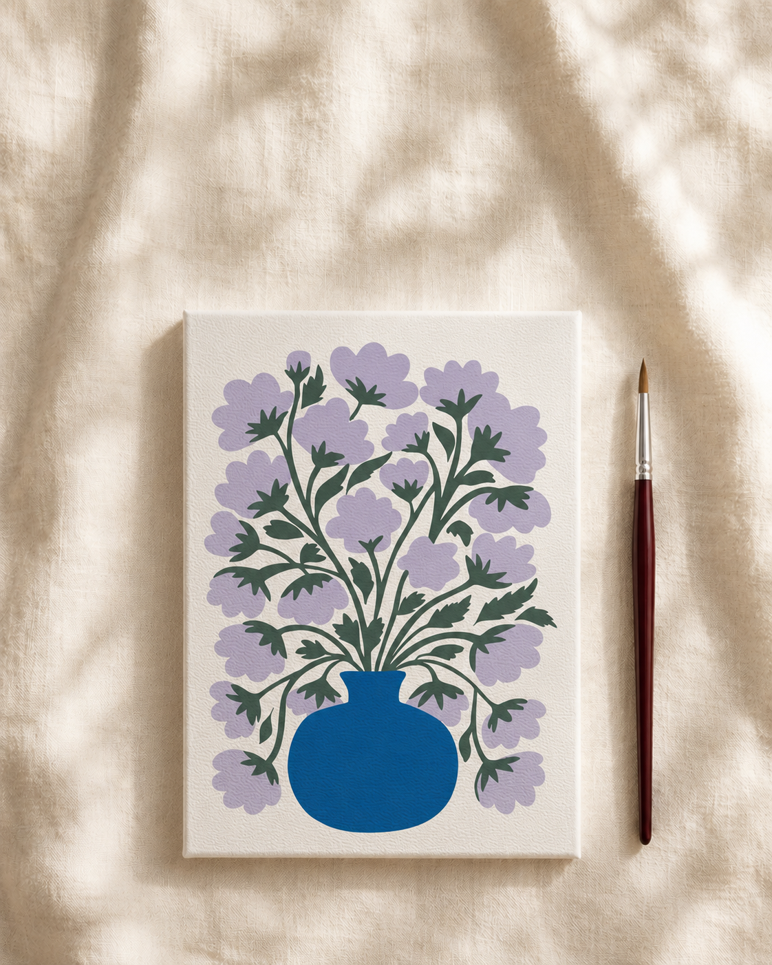 Purple Bloom in a Vase