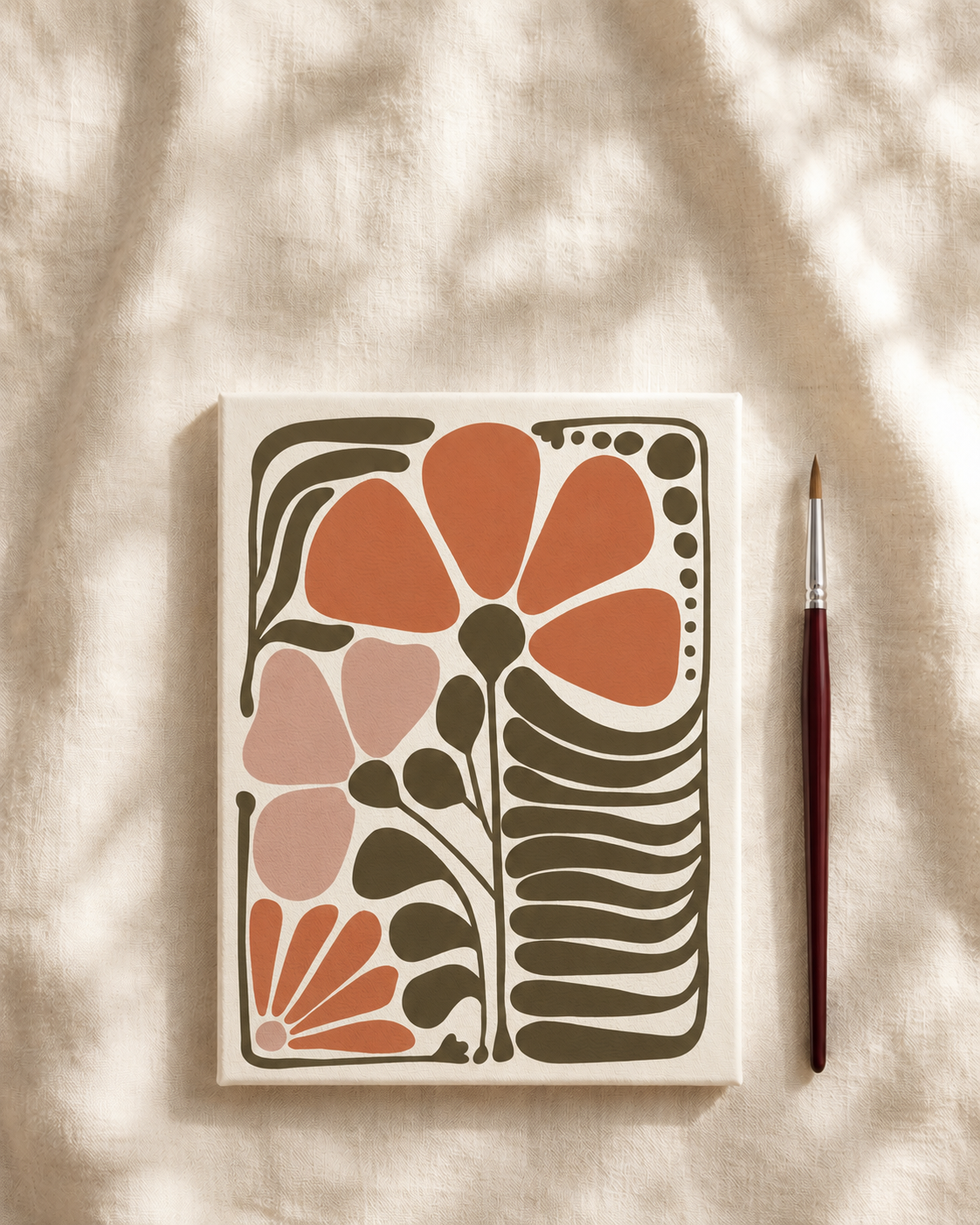 Muted Sunset Bloom
