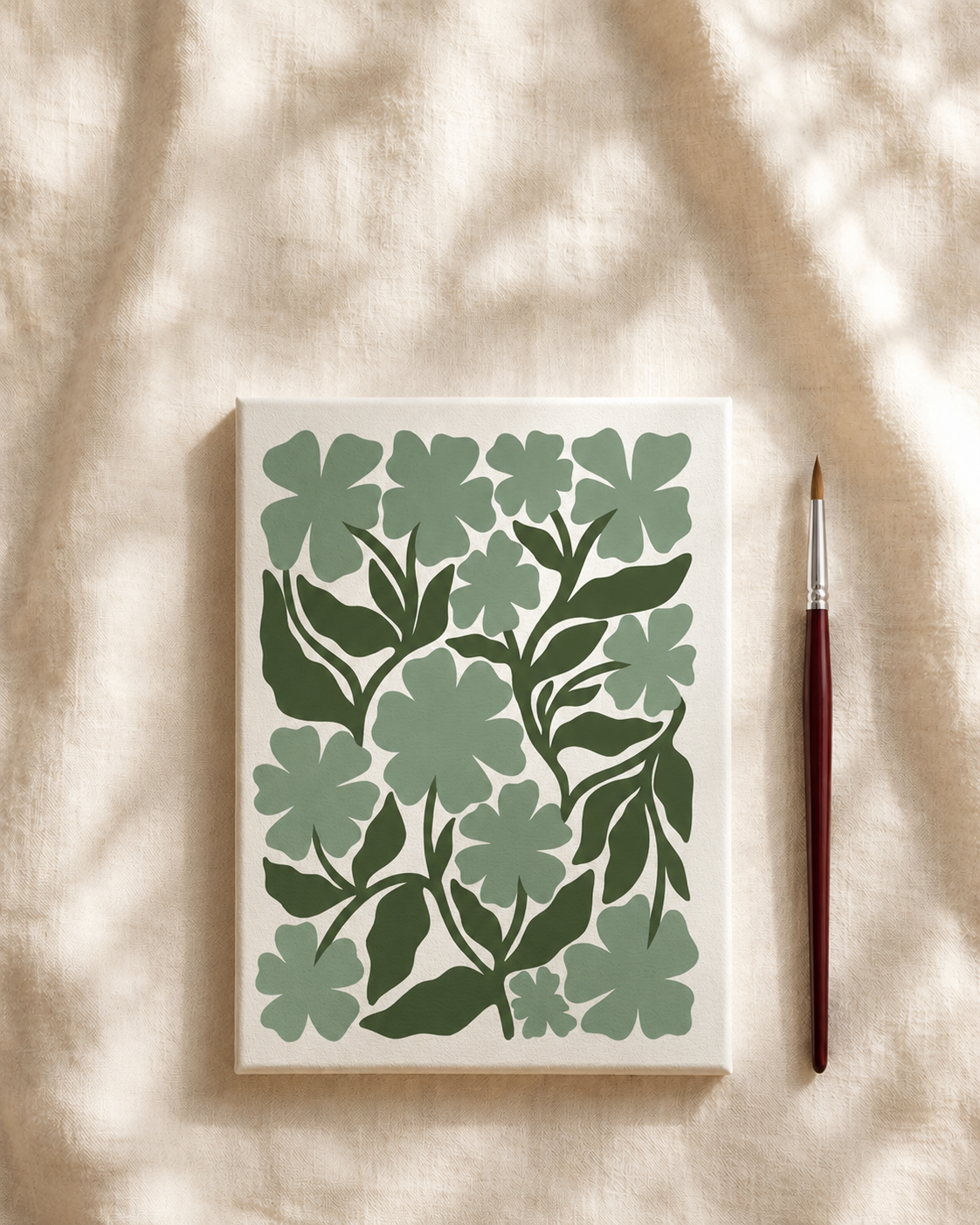 Green Ten-Petal Bloom