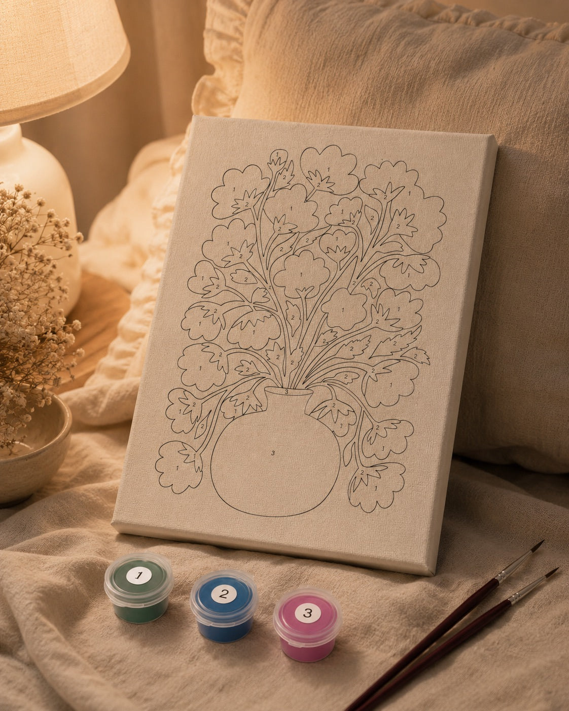 EasyArt.ae canvas in a cozy home setting